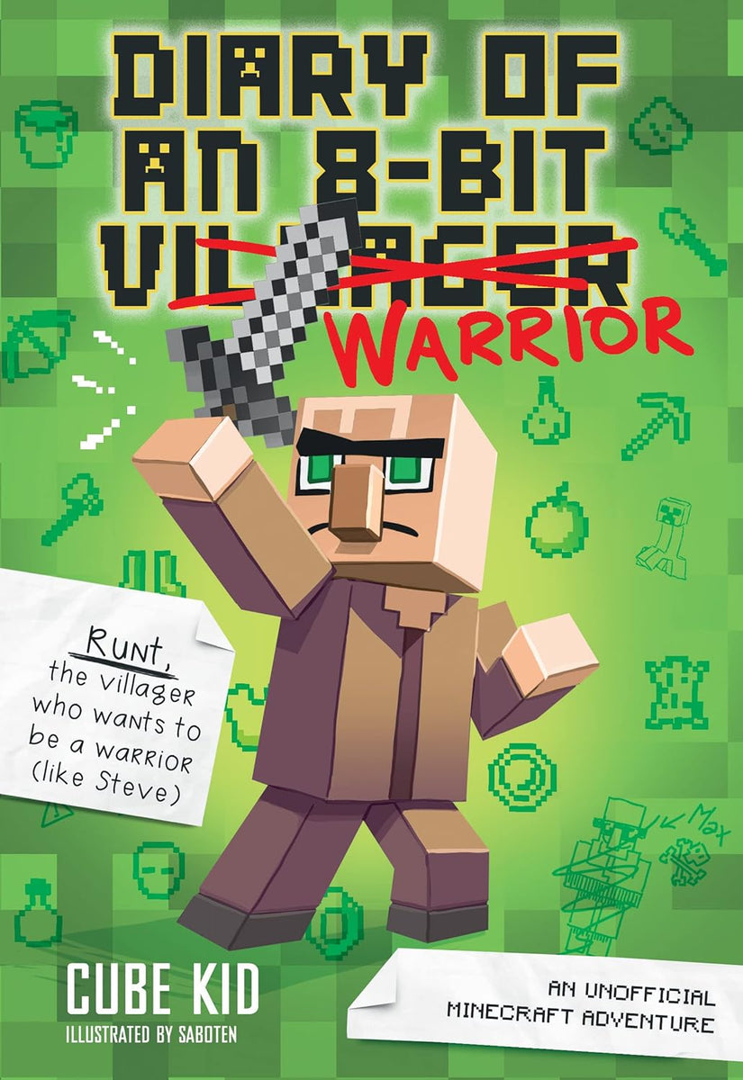 洋書 Minecraft DIARY OF AN 8 BIT WARRIOR Diary of an 8-Bit Warrior – The Creative Company