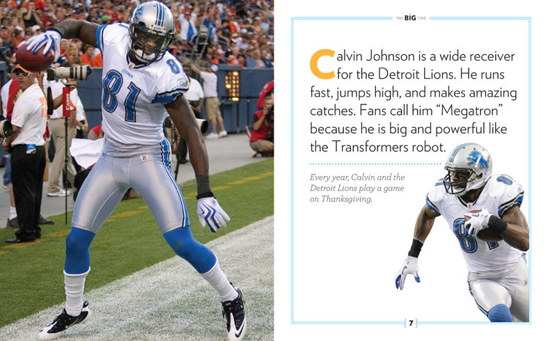 Detroit Lions Star Wide Receiver Calvin Johnson Unexpectedly