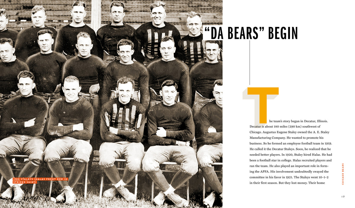 NFL Today: The Story of the Chicago Bears – The Creative Company Shop