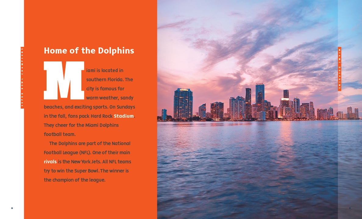 Miami Dolphins (Creative Sports: Super Bowl Champions): Goodman, Michael  E.: 9781628329278: : Books