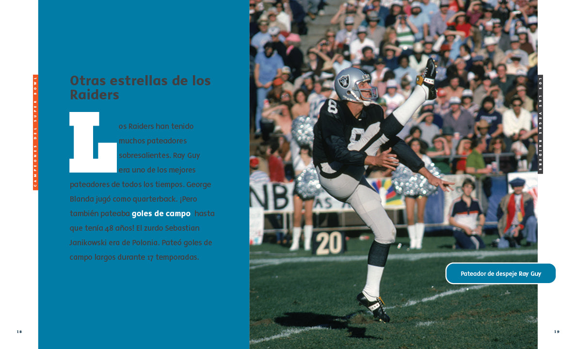 Los Las Vegas Raiders (Creative Sports: Campeones del Super Bowl