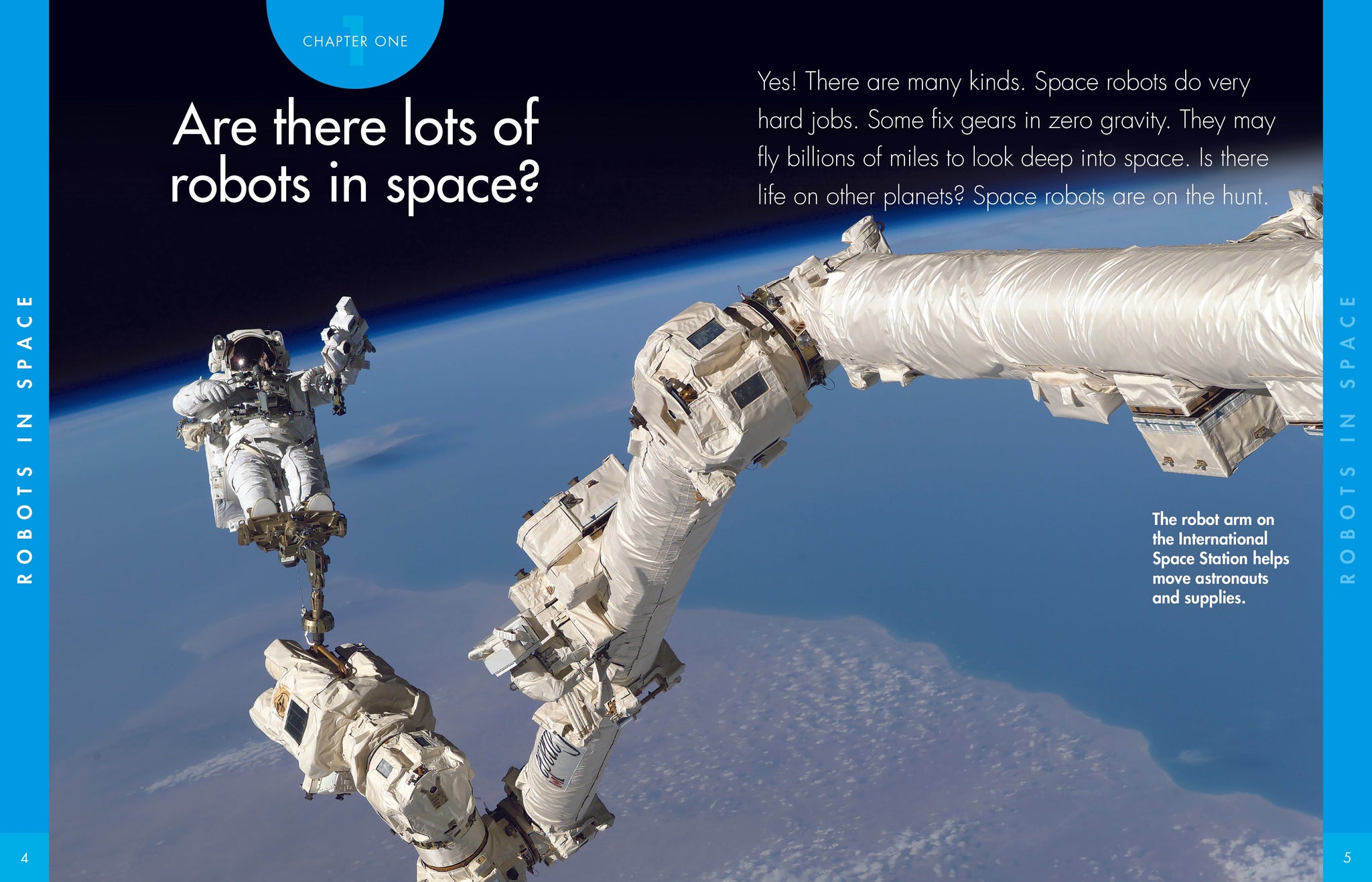 Space robot online arm