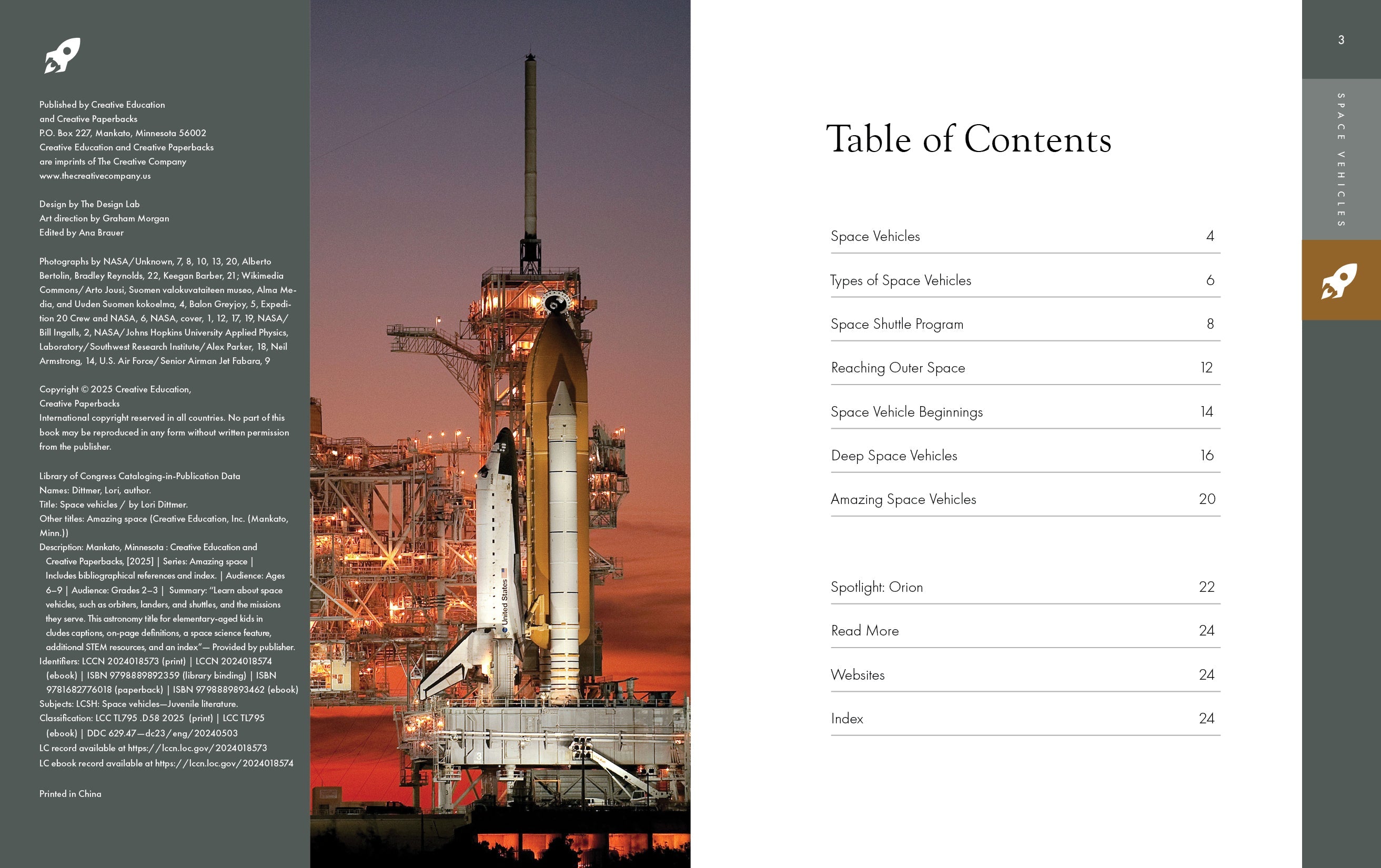 Launch Vehicles Book Space Vehicles – The Creative Company
